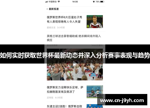 如何实时获取世界杯最新动态并深入分析赛事表现与趋势