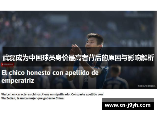 武磊成为中国球员身价最高者背后的原因与影响解析
